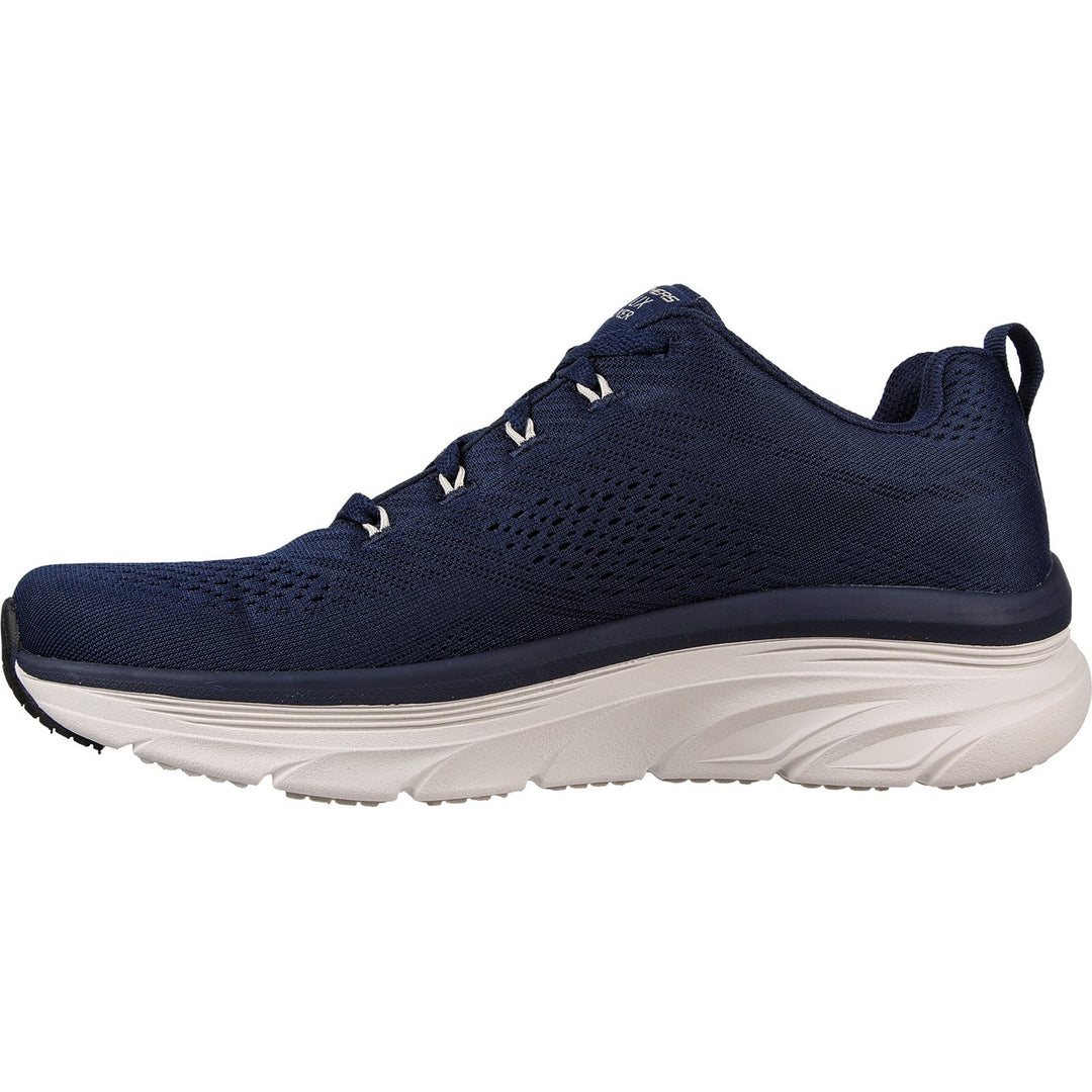 Men's Wide Fit Skechers 232364 Relaxed Fit D'Lux Walker Meerno Trainers in Navy - Image 10