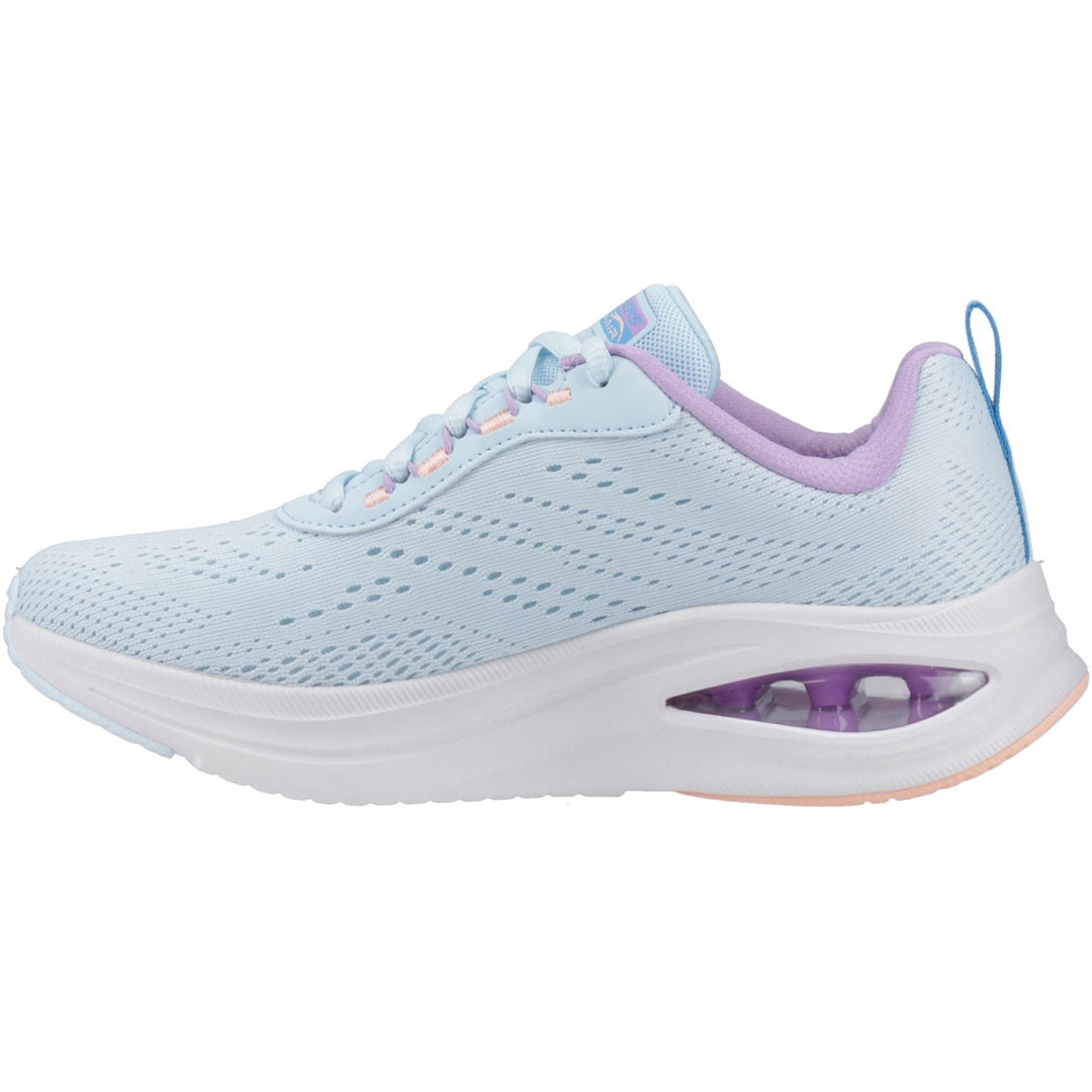Women's Wide Fit Skechers 150131 Skech Air Meta - Aired Out Trainers in Charcoal/Multi - Image 16