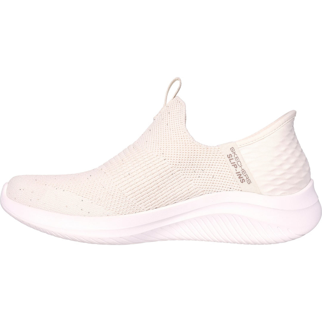 Women's Wide Fit Skechers 149594 Slip-ins Ultra Flex 3.0 Trainers -  Black/Rose Gold in Black/Rose Gold - Image 9
