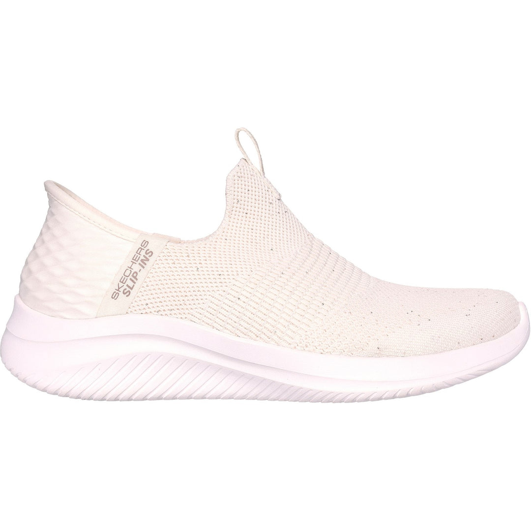 Women's Wide Fit Skechers 149594 Slip-ins Ultra Flex 3.0 Trainers -  Black/Rose Gold in Black/Rose Gold - Image 7