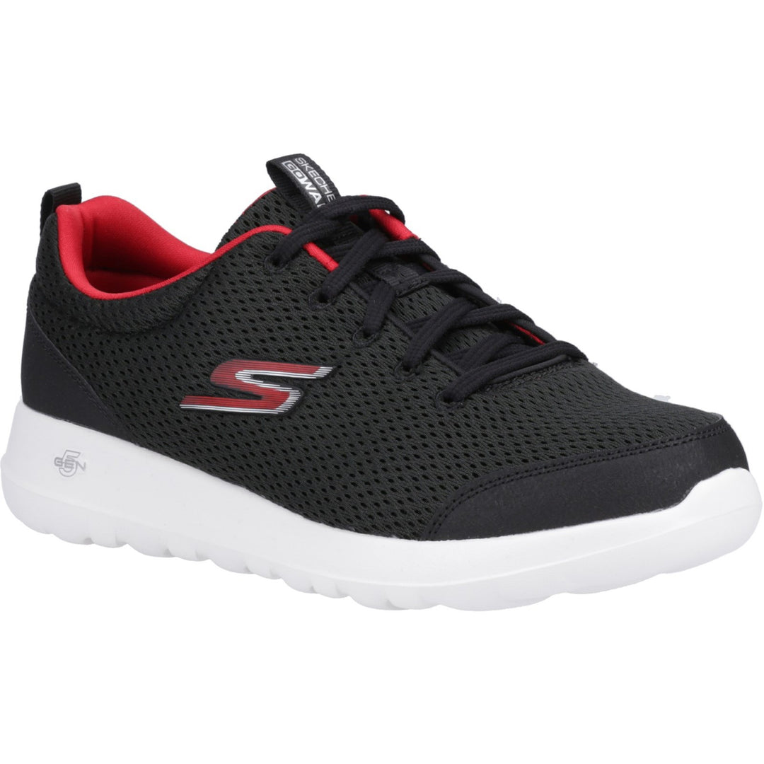 Men's Wide Fit Skechers 216231 Go Walk Max - Progressor Trainers in Navy/Grey - Image 6