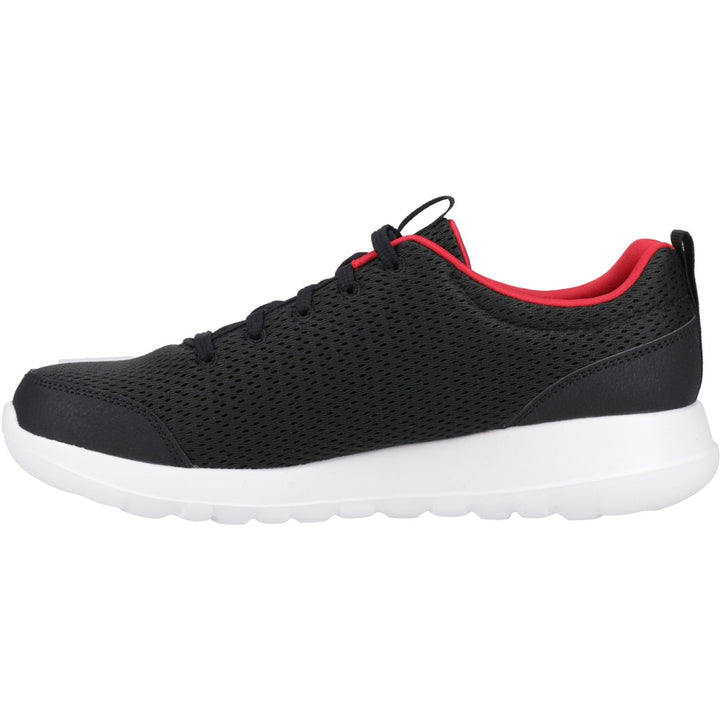 Men's Wide Fit Skechers 216231 Go Walk Max - Progressor Trainers in Navy/Grey - Image 1