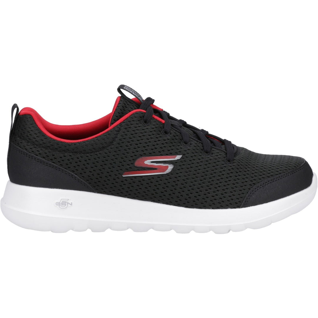 Men's Wide Fit Skechers 216231 Go Walk Max - Progressor Trainers in Navy/Grey - Image 5