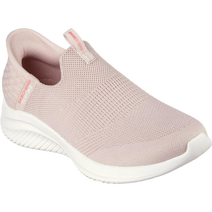 Women's Wide Fit Skechers 149708 Slip-ins Ultra Flex 3.0 Cozy Streak Trainers in Black - Image 1