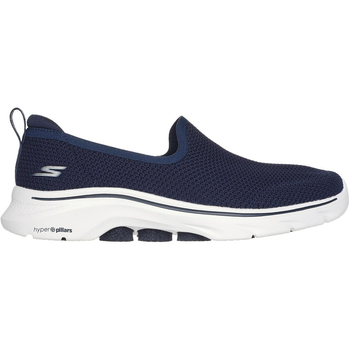 Women's Wide Fit Skechers 125218 Go Walk 7 Ivy Trainers in Black - Image 1