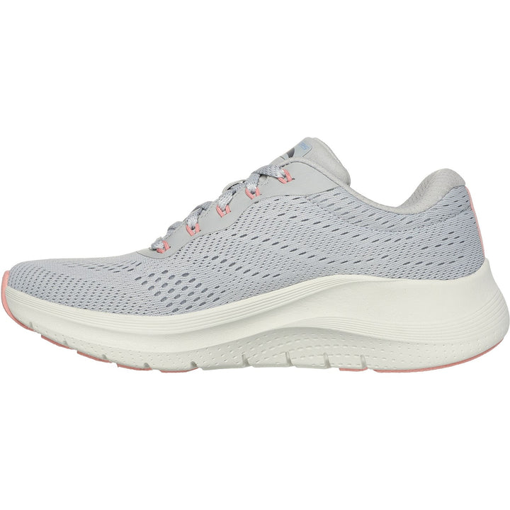 Womens Wide Fit Skechers 150051 2.0 Arch Fit Big League Trainers in Black/Black - Image 1