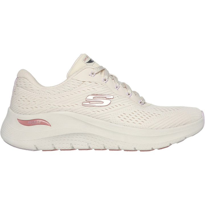 Womens Wide Fit Skechers 150051 2.0 Arch Fit Big League Trainers in Black/Black - Image 1
