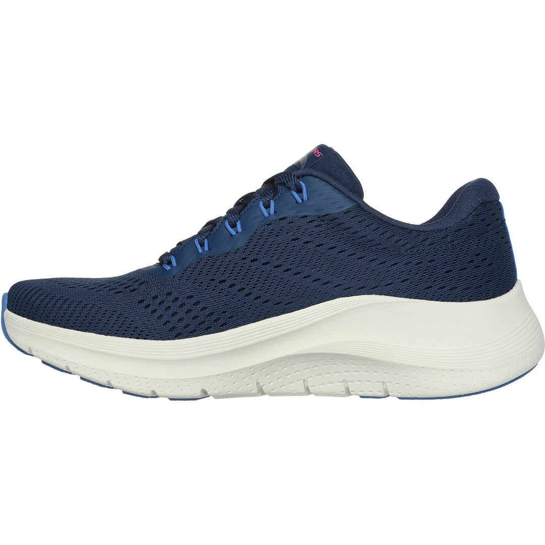 Womens Wide Fit Skechers 150051 2.0 Arch Fit Big League Trainers in Black/Black - Image 14