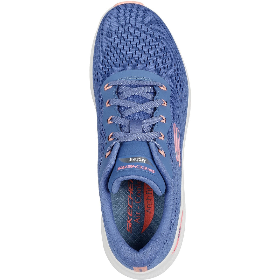 Womens Wide Fit Skechers 150051 2.0 Arch Fit Big League Trainers in Black/Black - Image 25