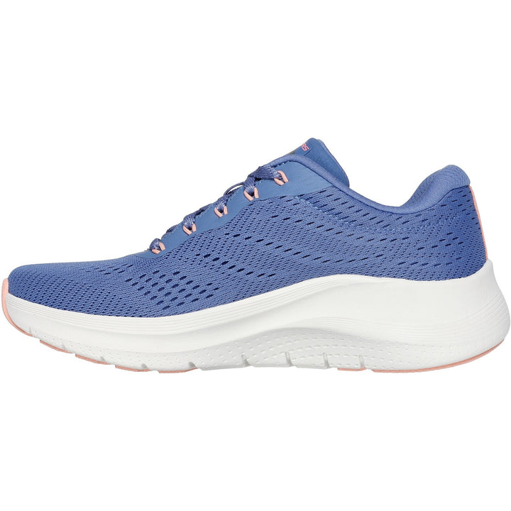 Womens Wide Fit Skechers 150051 2.0 Arch Fit Big League Trainers in Black/Black - Image 1
