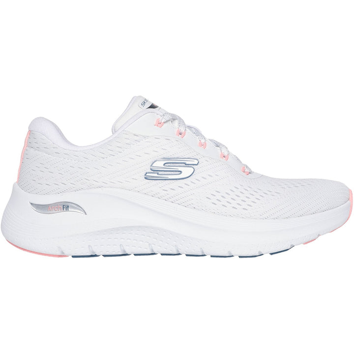 Womens Wide Fit Skechers 150051 2.0 Arch Fit Big League Trainers in Black/Black - Image 1