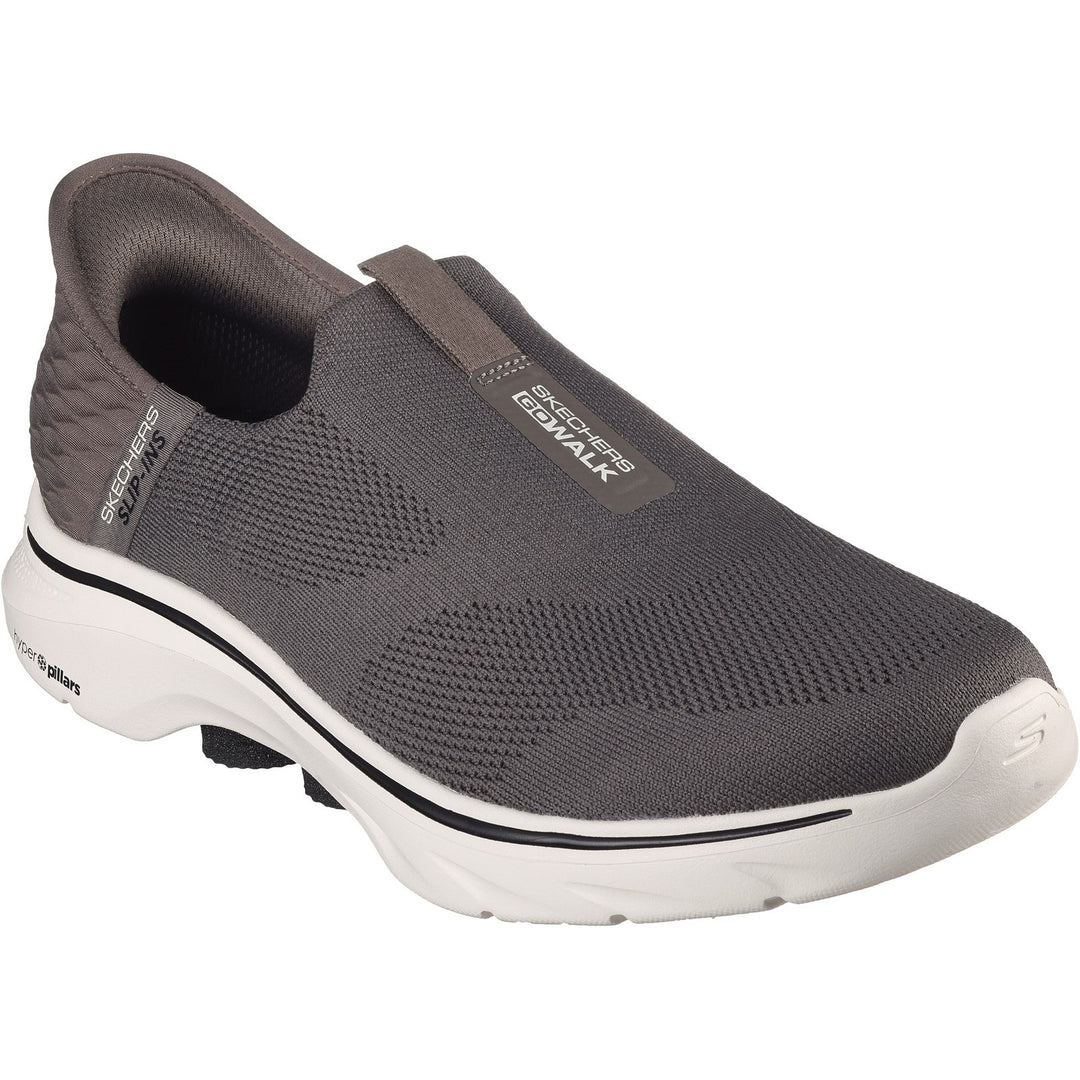 Men's Wide Fit Skechers 216641 Slip-ins Go Walk 7 Easy On 2 Trainers in Navy - Image 9