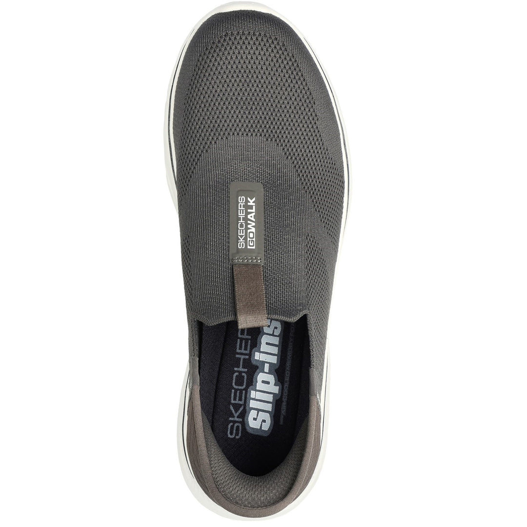 Men's Wide Fit Skechers 216641 Slip-ins Go Walk 7 Easy On 2 Trainers in Navy - Image 11