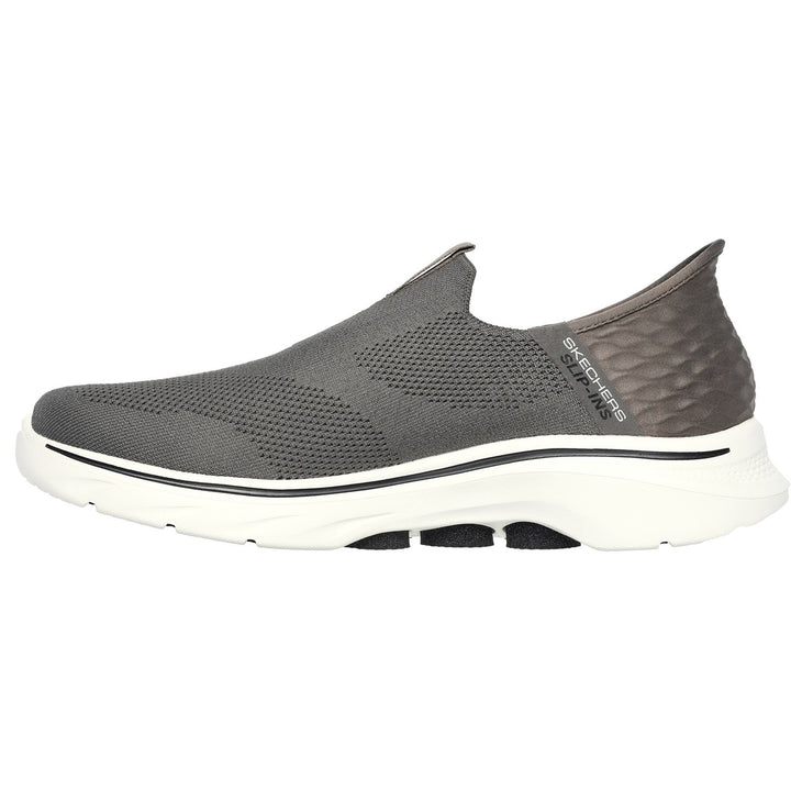 Men's Wide Fit Skechers 216641 Slip-ins Go Walk 7 Easy On 2 Trainers in Navy - Image 1