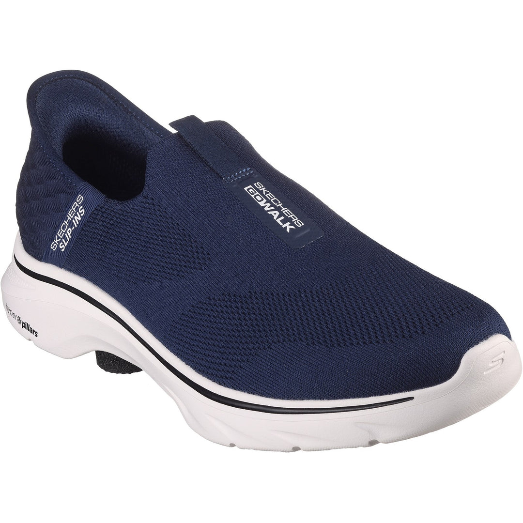 Men's Wide Fit Skechers 216641 Slip-ins Go Walk 7 Easy On 2 Trainers in Navy - Image 3