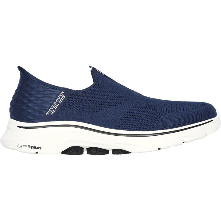 Men's Wide Fit Skechers 216641 Slip-ins Go Walk 7 Easy On 2 Trainers in Navy - Image 1