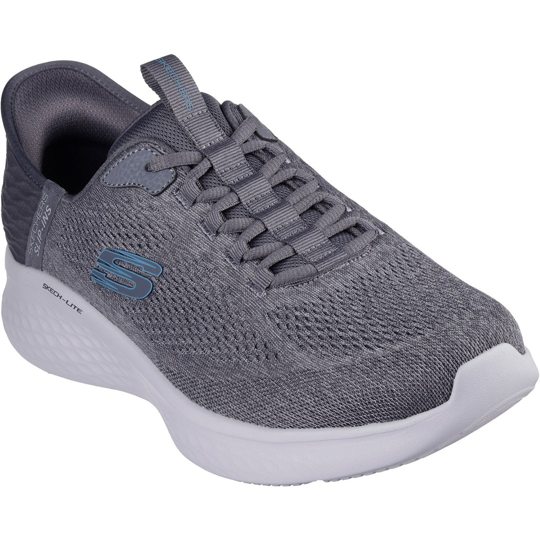 Men's Wide Fit Skechers 232466 Slip-ins Skech Lite Pro Primebase Trainers in Navy/Yellow - Image 11