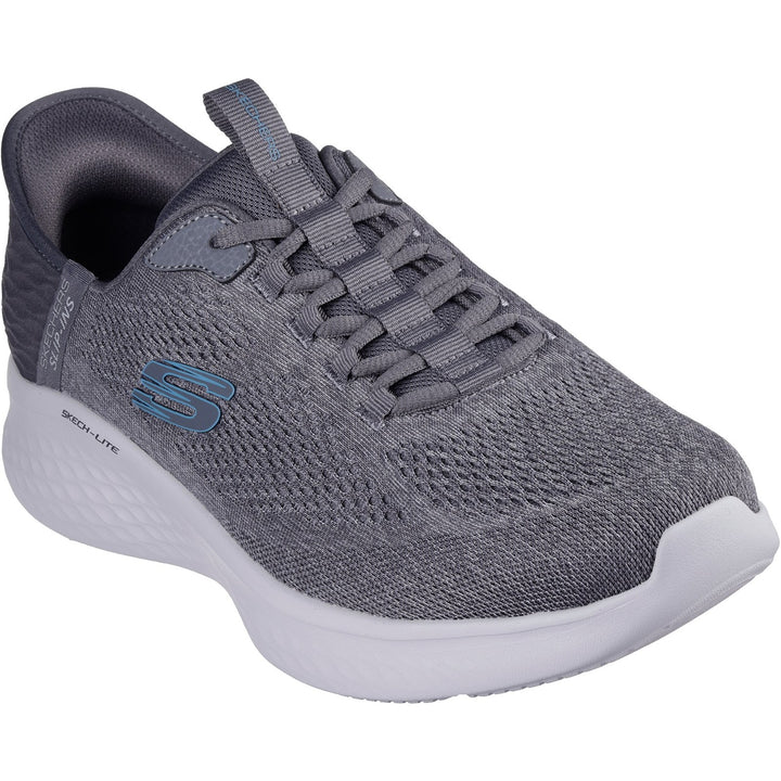 Men's Wide Fit Skechers 232466 Slip-ins Skech Lite Pro Primebase Trainers in Navy/Yellow - Image 1