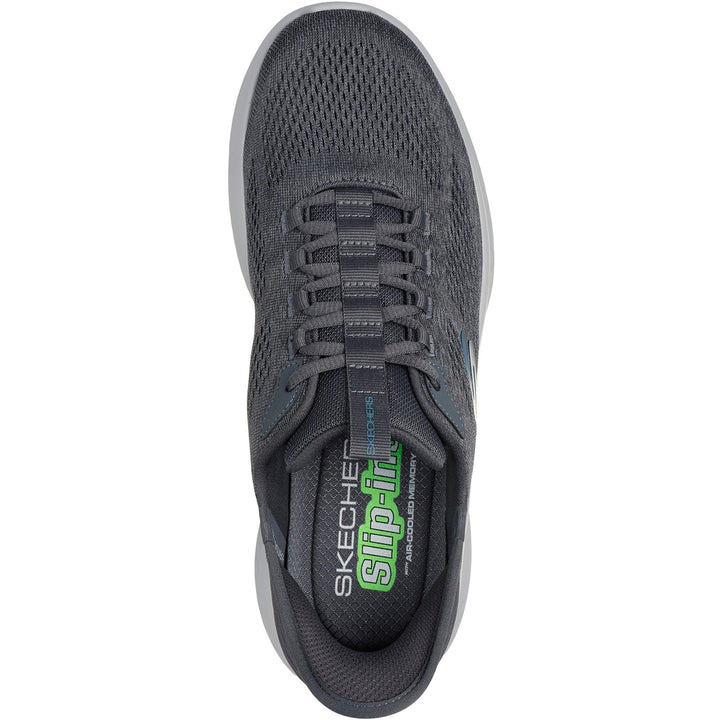 Men's Wide Fit Skechers 232466 Slip-ins Skech Lite Pro Primebase Trainers in Navy/Yellow - Image 1