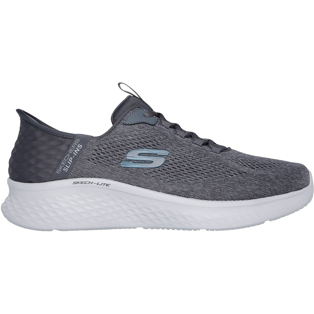 Men's Wide Fit Skechers 232466 Slip-ins Skech Lite Pro Primebase Trainers in Navy/Yellow - Image 10