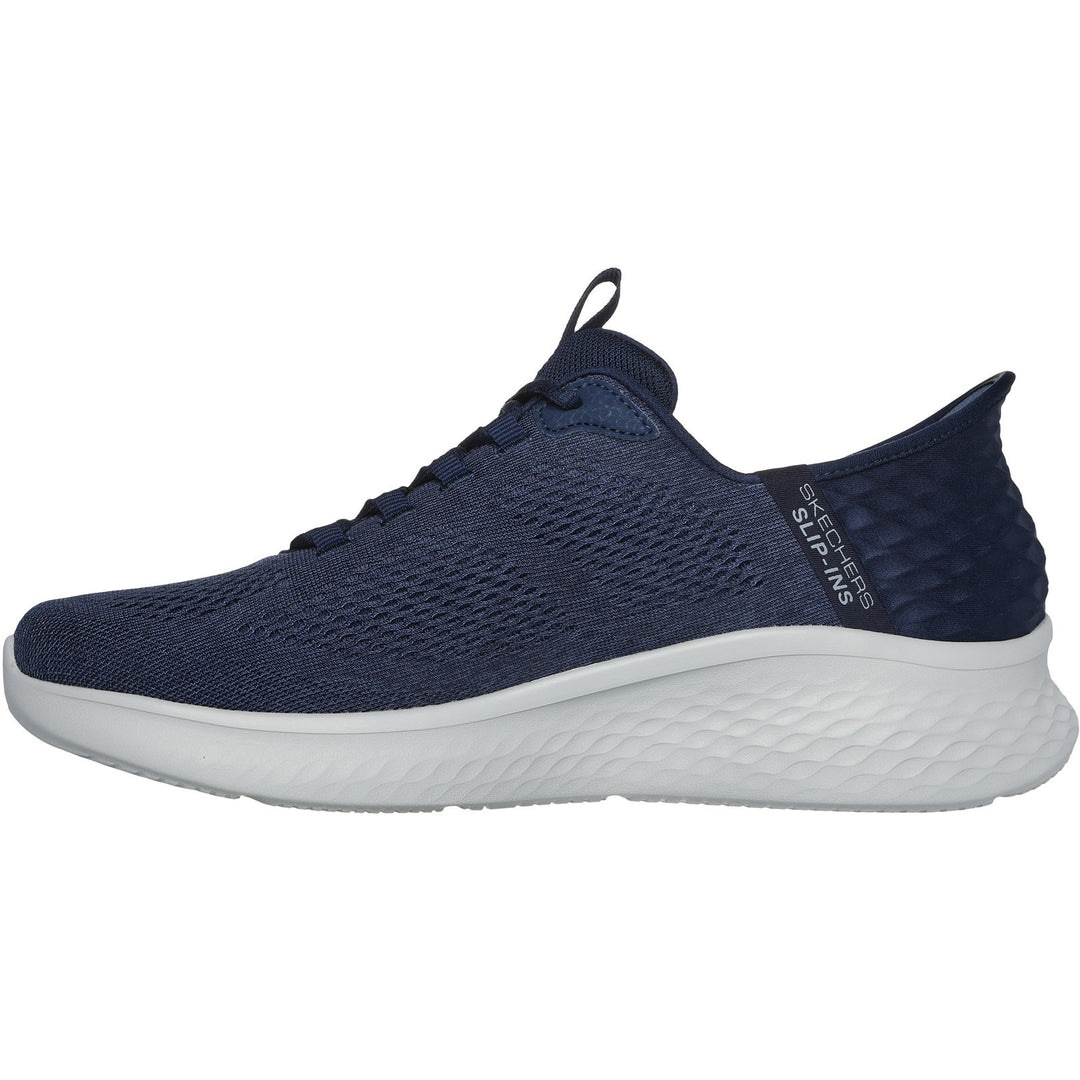 Men's Wide Fit Skechers 232466 Slip-ins Skech Lite Pro Primebase Trainers in Navy/Yellow - Image 4