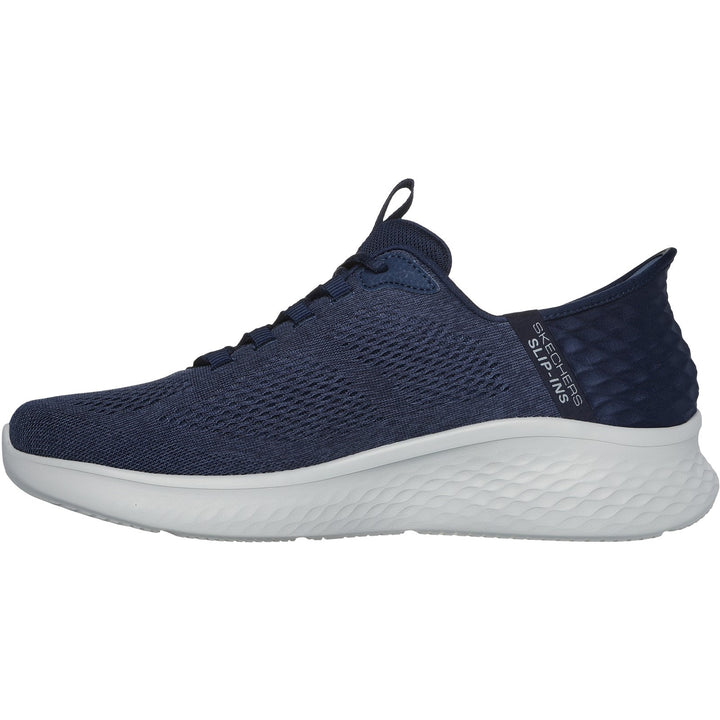 Men's Wide Fit Skechers 232466 Slip-ins Skech Lite Pro Primebase Trainers in Navy/Yellow - Image 1