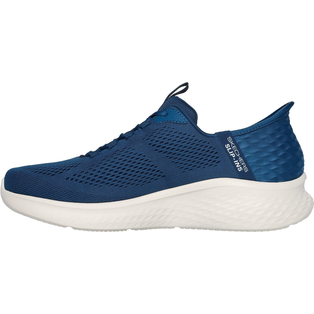 Men's Wide Fit Skechers 232466 Slip-ins Skech Lite Pro Primebase Trainers in Navy/Yellow - Image 16