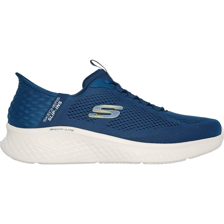Men's Wide Fit Skechers 232466 Slip-ins Skech Lite Pro Primebase Trainers in Navy/Yellow - Image 1