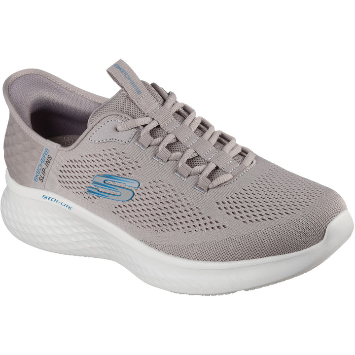 Men's Wide Fit Skechers 232466 Slip-ins Skech Lite Pro Primebase Trainers in Navy/Yellow - Image 1