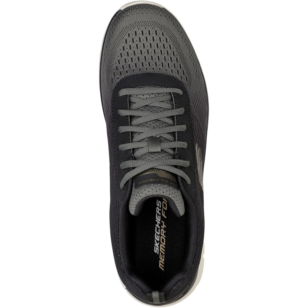 Men's Wide Fit Skechers 232399 Track-Ripkent Walking Trainers - Olive/Black in Olive/Black - Image 5