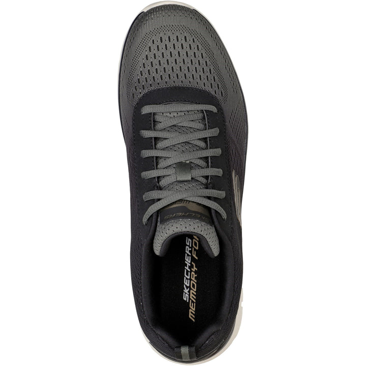 Men's Wide Fit Skechers 232399 Track-Ripkent Walking Trainers - Olive/Black in Olive/Black - Image 1