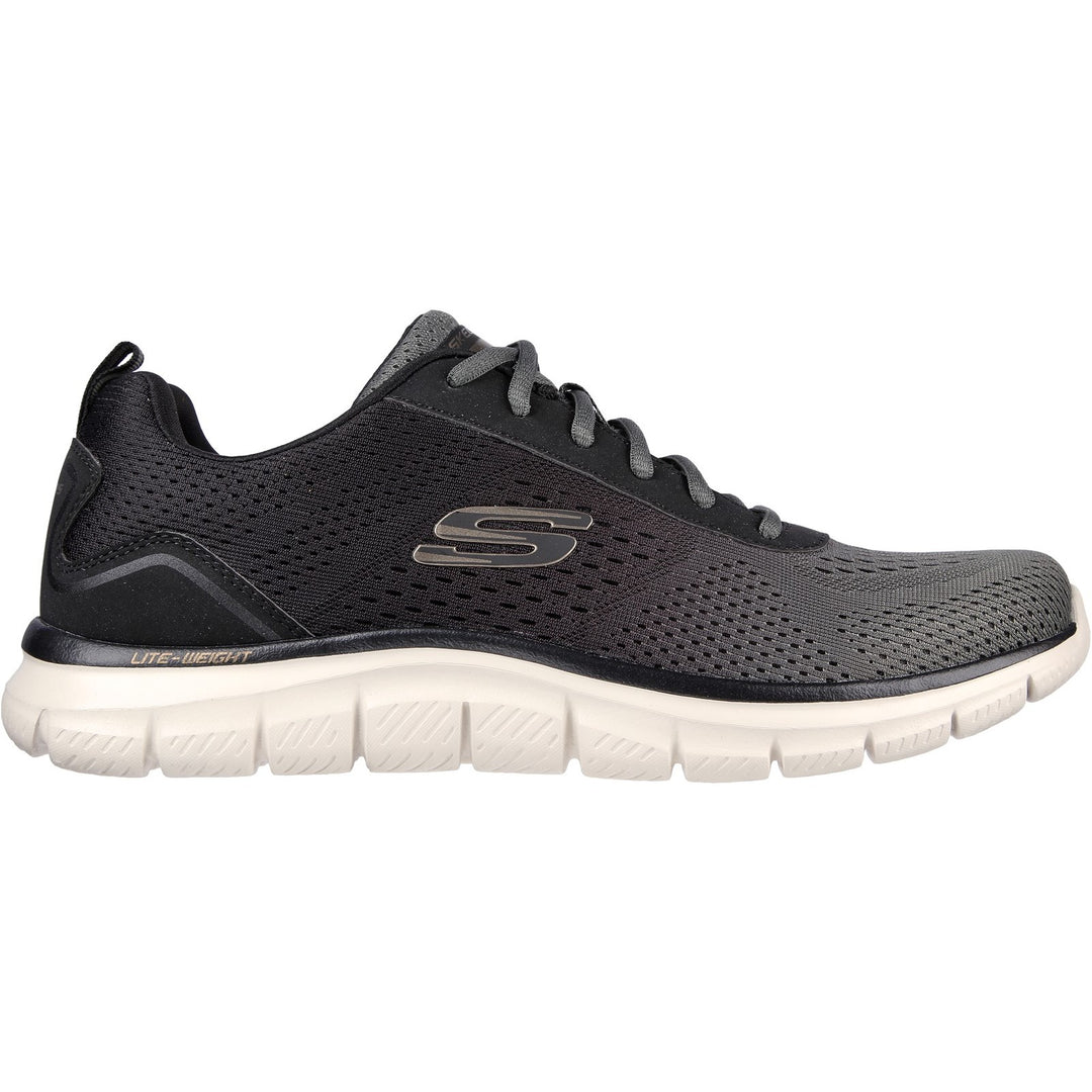 Men's Wide Fit Skechers 232399 Track-Ripkent Walking Trainers - Olive/Black in Olive/Black - Image 2