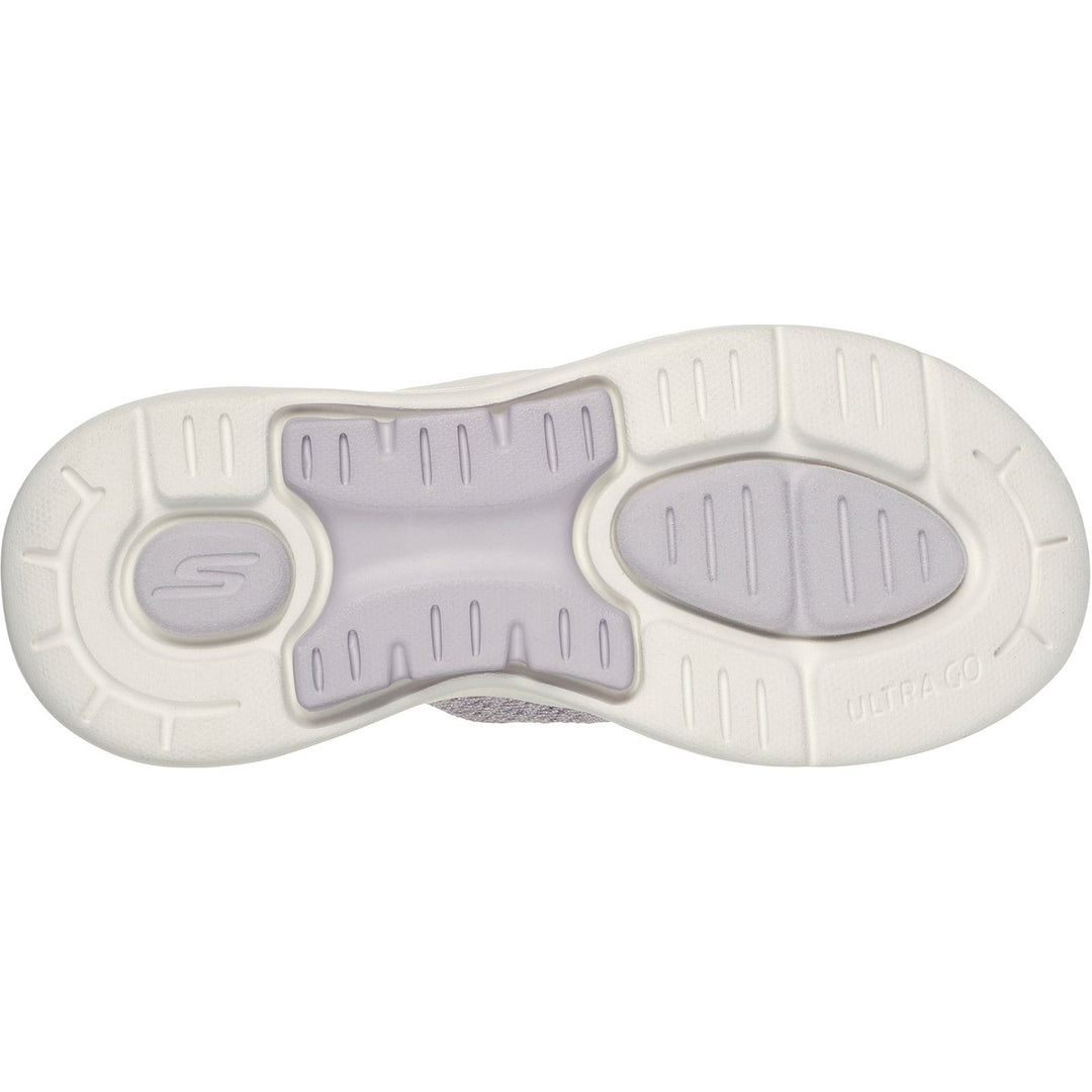 Women's Wide Fit Skechers 140803 Go Walk Arch Fit Sandals in Black - Image 11