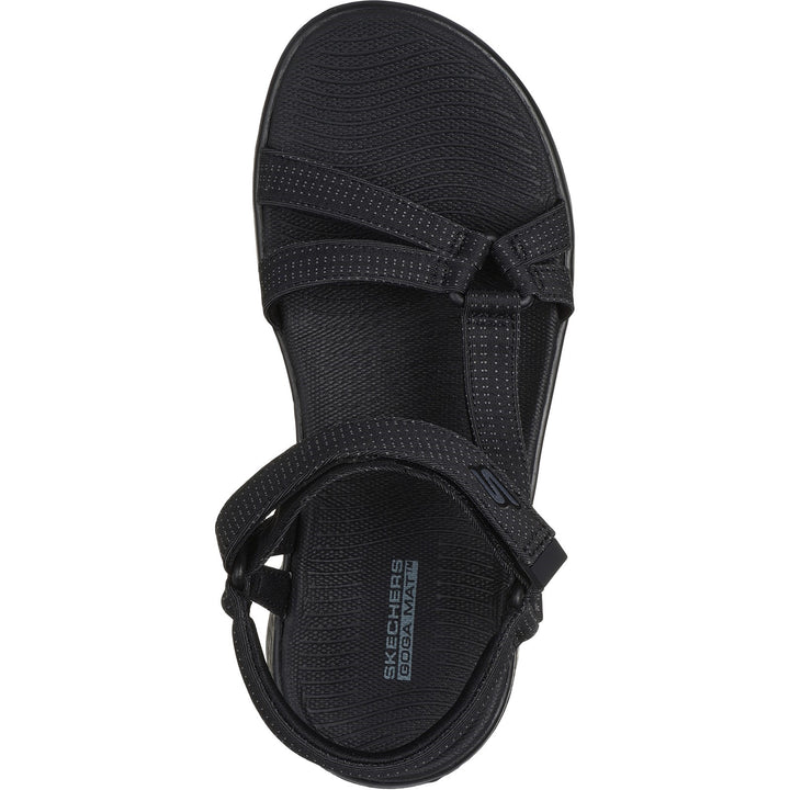 Women's Wide Fit Skechers 141451 Go Walk Flex Sublime Sandals in Navy - Image 1