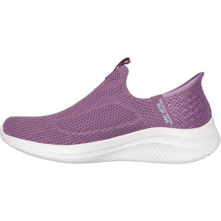 Women's Wide Fit Skechers 150450 Slip-ins Ultra Flex 3.0 Easy Win Trainers in Black/White - Image 1