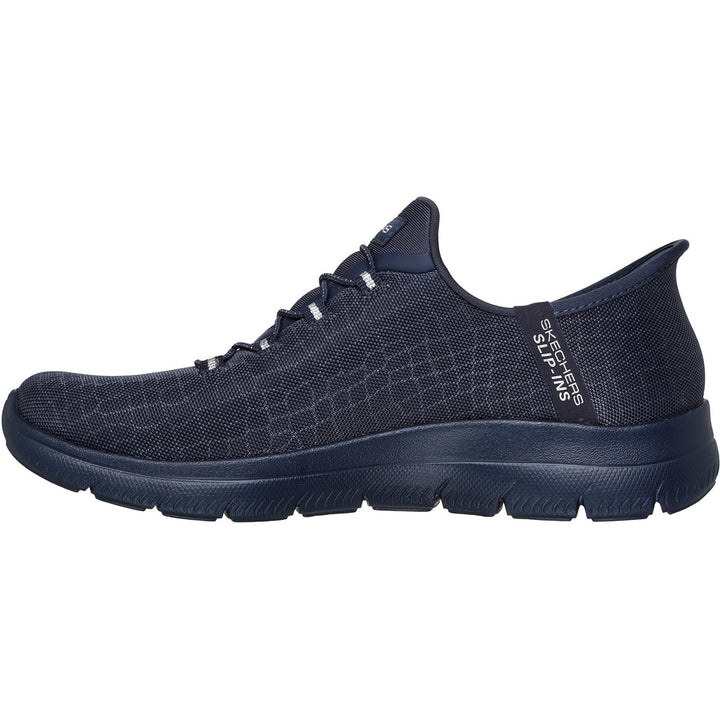 Women's Wide Fit Skechers 150128 Slip-ins Summits Classy Night Trainers in Dark Navy - Image 1