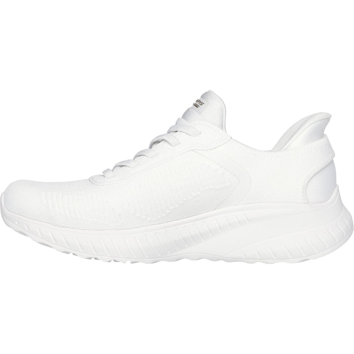Women's Wide Fit Skechers Slip-ins 117497 Waves Bobs Sport Squad Trainers in Black - Image 1