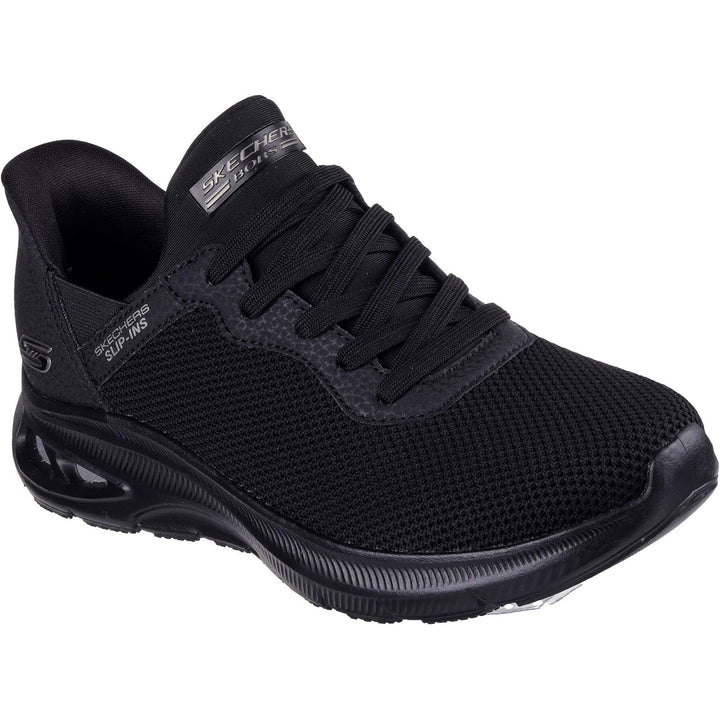 Women's Wide Fit Skechers 117509 Bobs Unity Trainers in Off White - Image 1