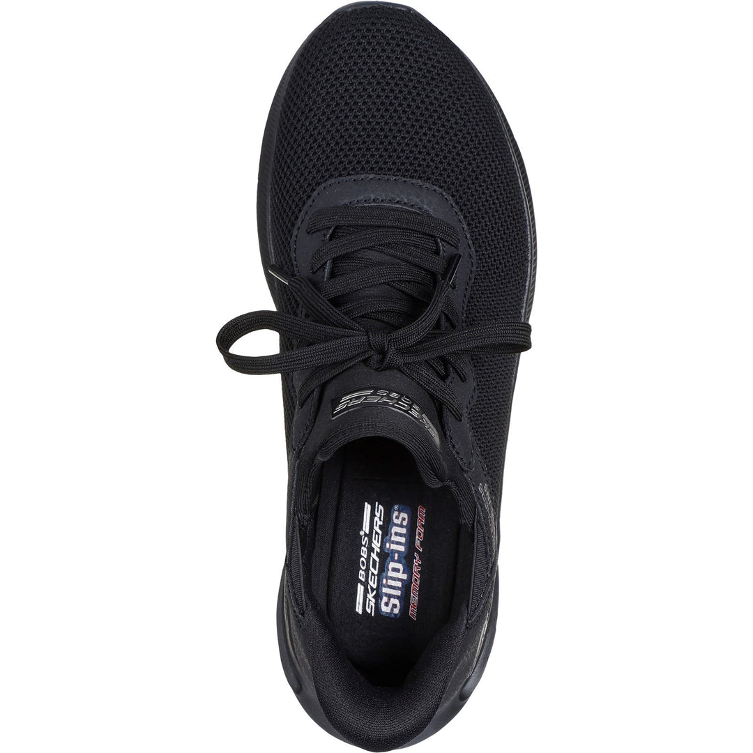 Women's Wide Fit Skechers 117509 Bobs Unity Trainers in Off White - Image 5