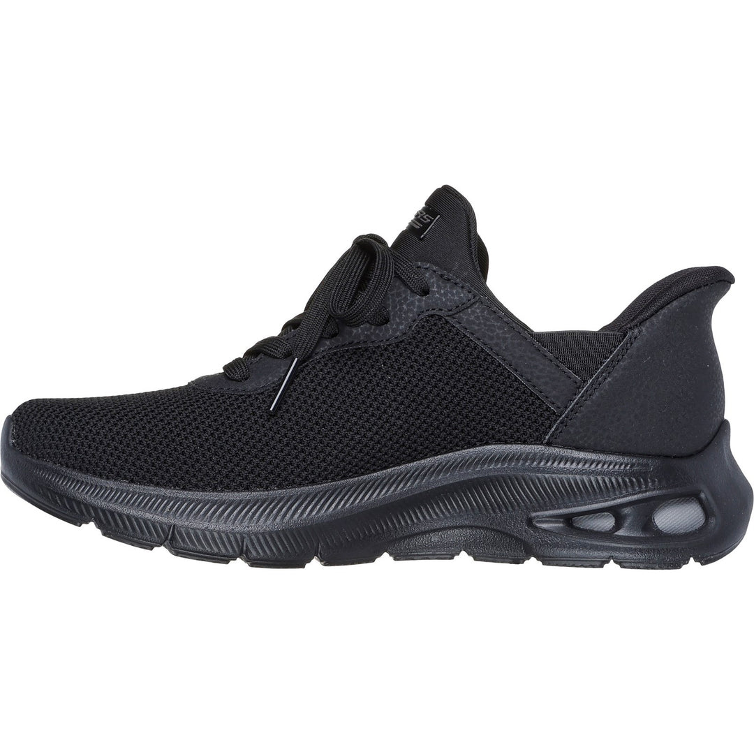 Women's Wide Fit Skechers 117509 Bobs Unity Trainers in Off White - Image 3
