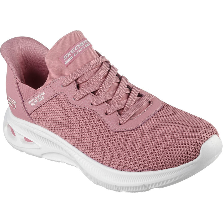 Women's Wide Fit Skechers 117509 Bobs Unity Trainers in Off White - Image 1