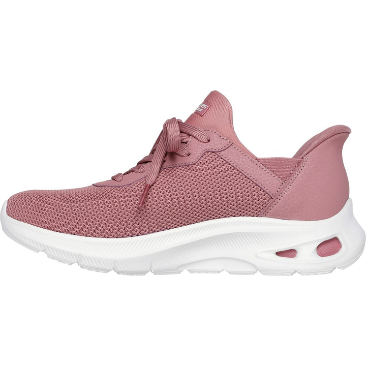 Women's Wide Fit Skechers 117509 Bobs Unity Trainers in Off White - Image 1