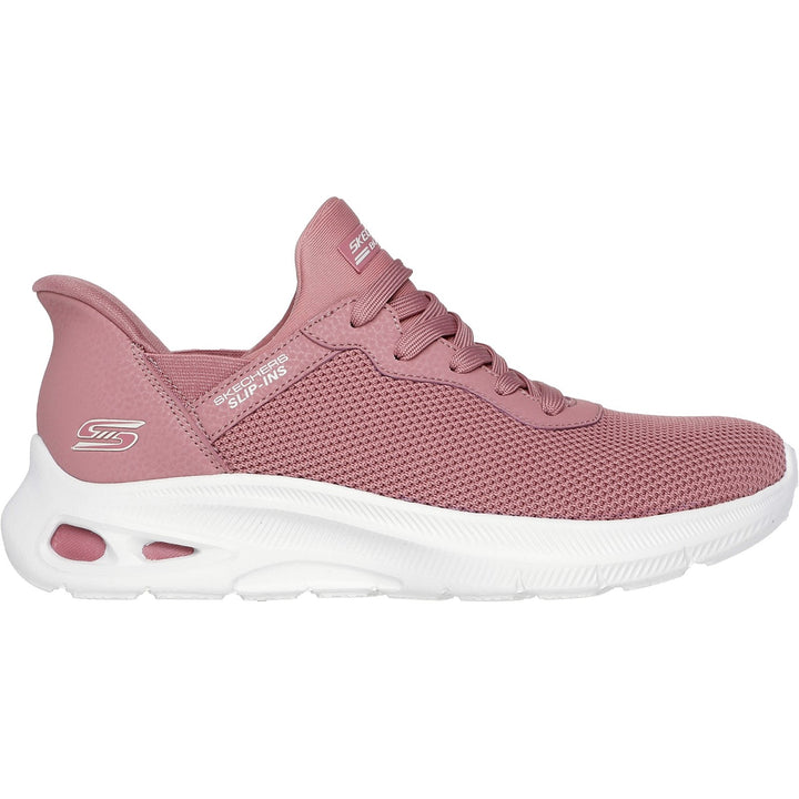 Women's Wide Fit Skechers 117509 Bobs Unity Trainers in Off White - Image 1