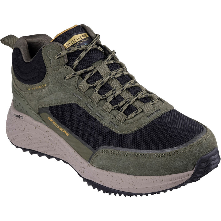 Men's Wide Fit Skechers 232961 Bounder Rse Boots in Charcoal/Lime - Image 1