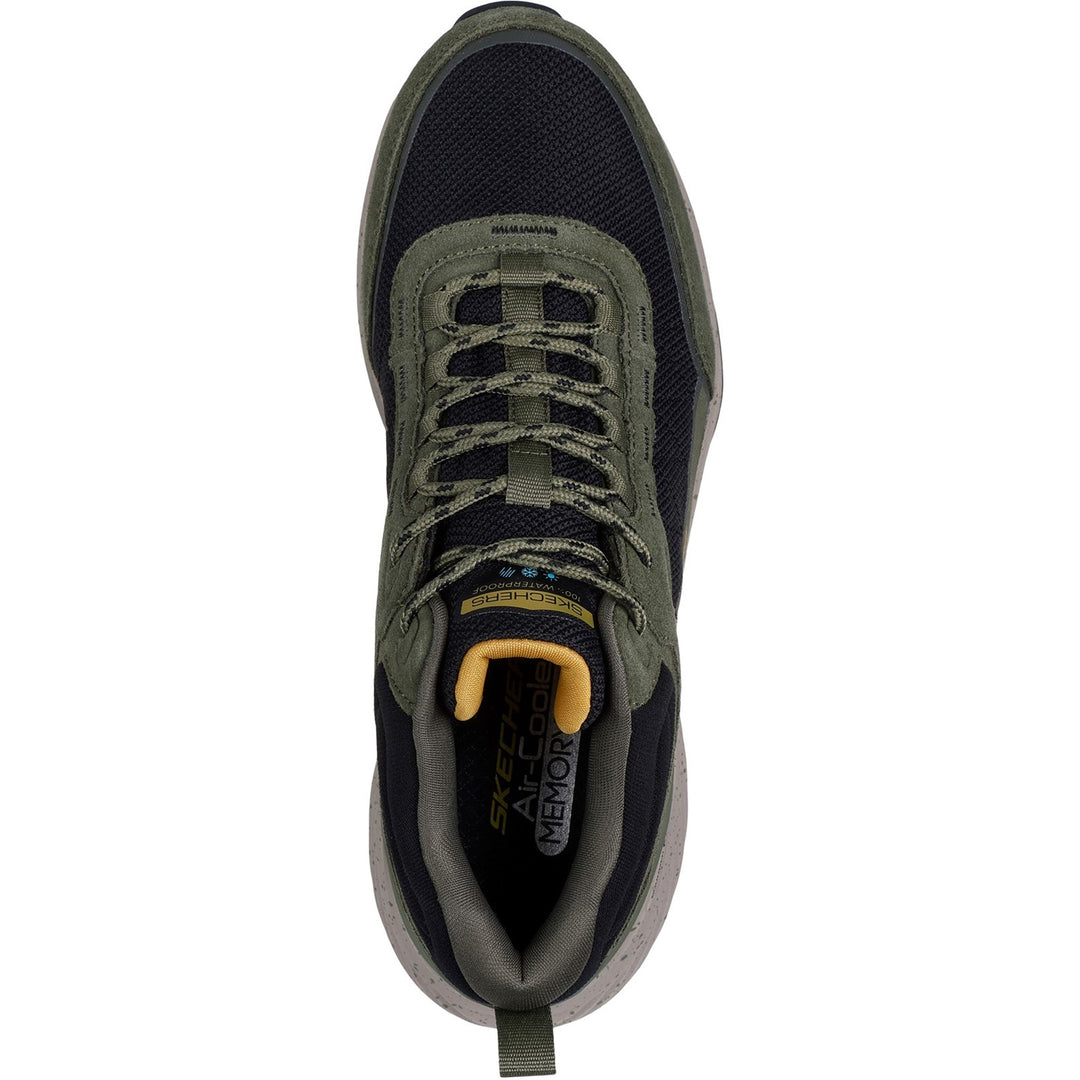Men's Wide Fit Skechers 232961 Bounder Rse Boots in Charcoal/Lime - Image 10