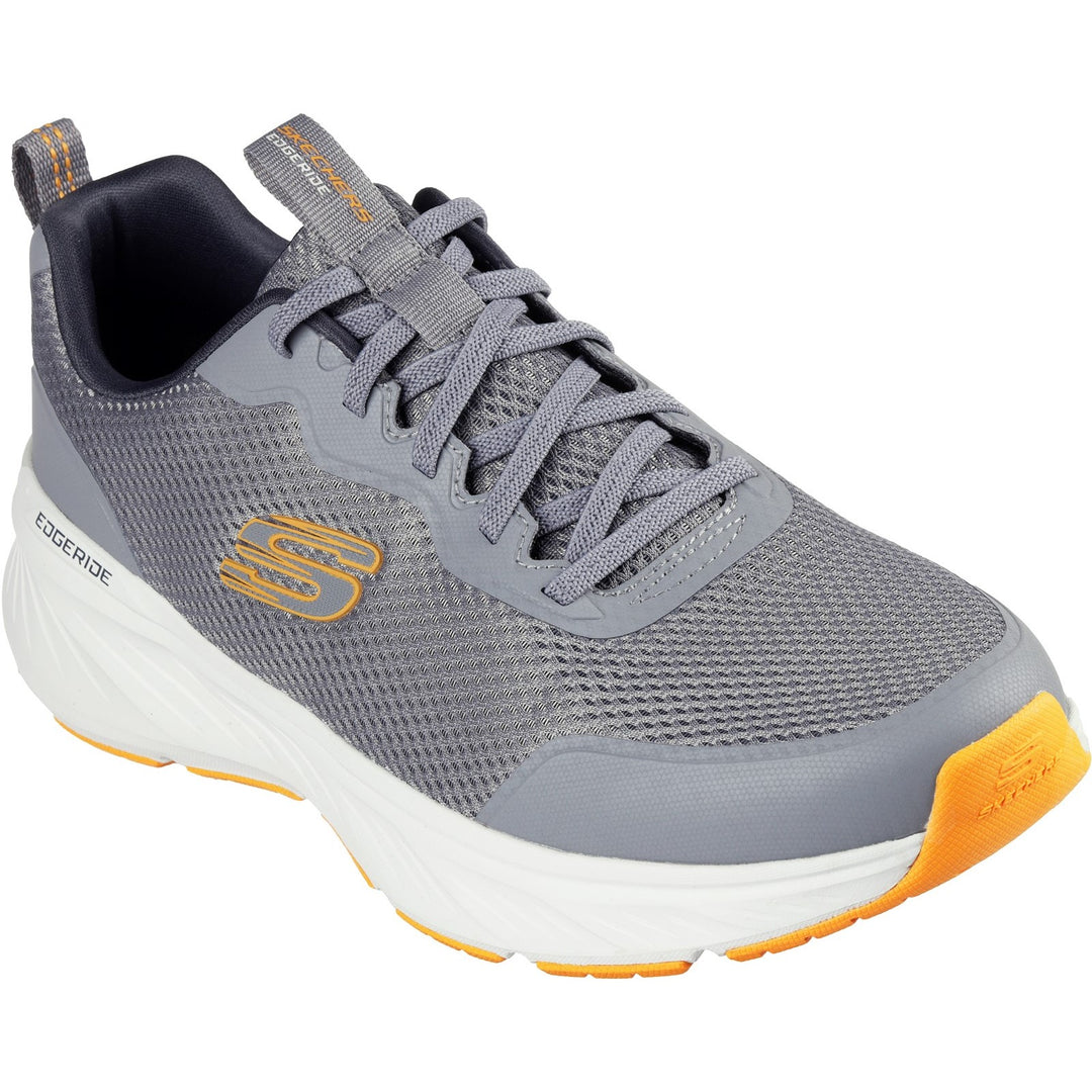 Men's Wide Fit Skechers 232835 Edgeride Trainers in Black - Image 13