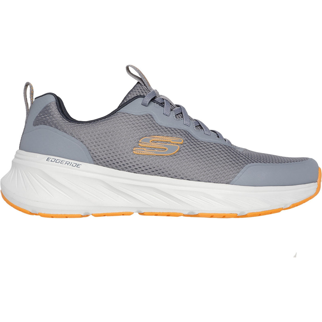 Men's Wide Fit Skechers 232835 Edgeride Trainers in Black - Image 12