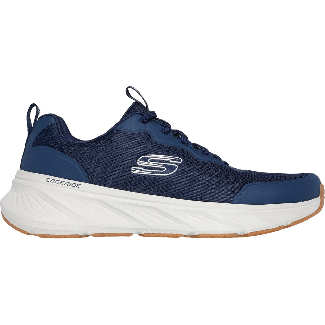 Men's Wide Fit Skechers 232835 Edgeride Trainers in Black - Image 7