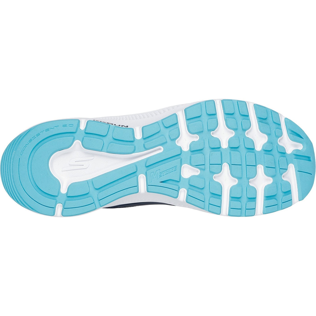 Women's Wide Fit Skechers 128606 Go Run Consistent 2.0 Advantage Trainers in Navy/Multi - Image 18