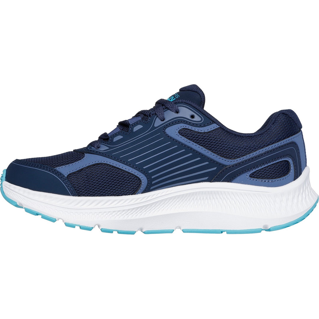 Women's Wide Fit Skechers 128606 Go Run Consistent 2.0 Advantage Trainers in Navy/Multi - Image 16